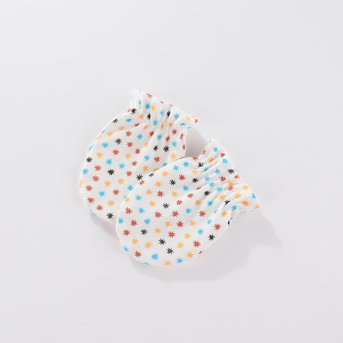 Unisex Baby Cotton Scratch Mittens For Newborn Baby Boys Girls Mittens Accessory 0-6 Months-BubblyBeeBaby