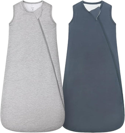 HAPIU Unisex Rayon Made from Bamboo Baby Sleep Sack TOG 1.0, 2-Way Zipper YKK, Wearable Blanket Baby-BubblyBeeBaby