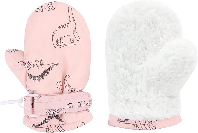 Toddler Gloves Kids Mittens Winter Warm Lined Fleece Gloves Waterproof Snow Baby Mitten for Boys Girls-BubblyBeeBaby