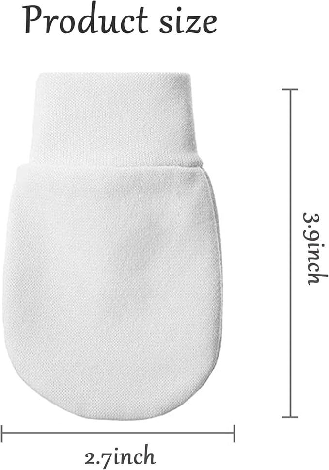 Baby Mittens No Scratch Mittens Infant Soft Gloves Mittens for 0-6 Months Boys Girls-BubblyBeeBaby