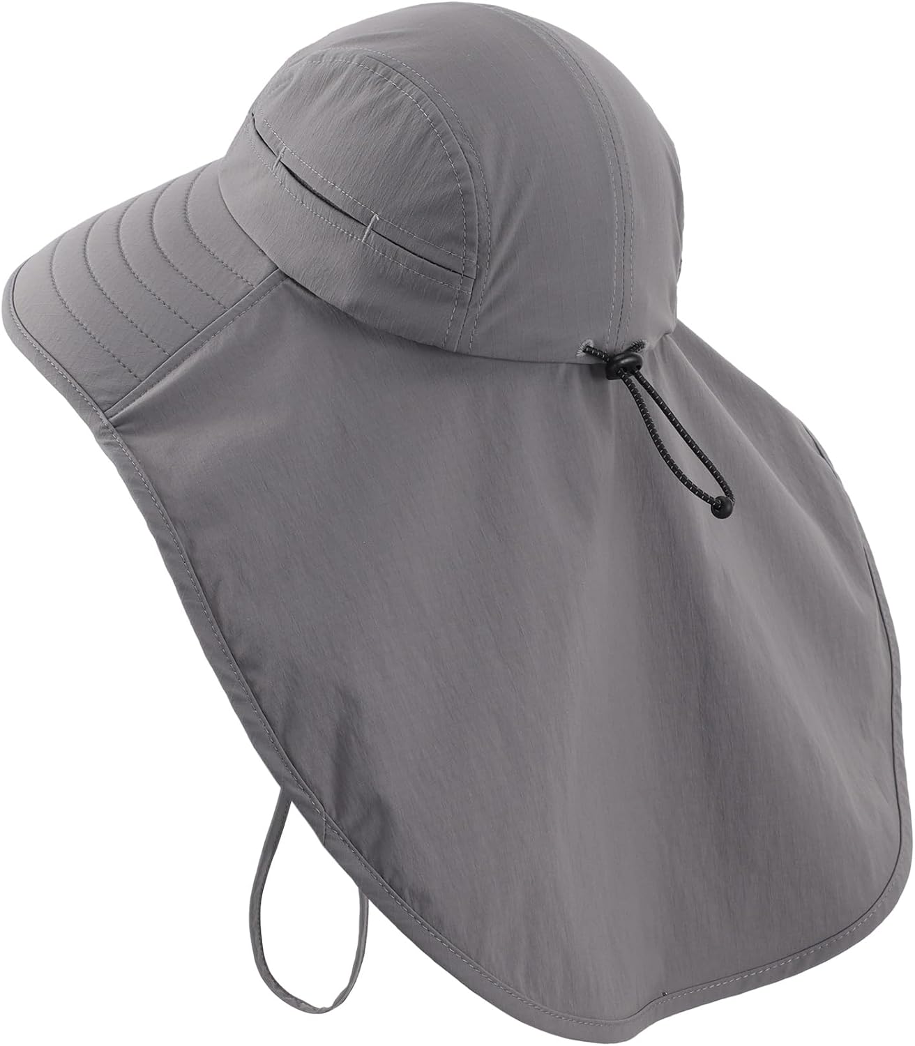 Home Prefer UPF 80+ Sun Hat for Men Women Wide Brim Sun Hat with Neck Flap Summer Safari UV Protection Gardening Fishing Hat