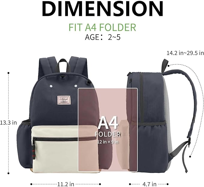 Kids Backpack for Boys: Boys Backpack 6-10 - Kindergarten Elementary School Bookbag for Boy-BubblyBeeBaby