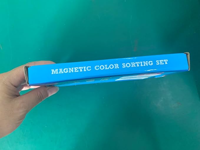 12 Pieces Magnetic Color Sorting Toys, 60 Color Magnets Educational Refrigerator Whiteboard for Baby Toddlers Kids Magnets-BubblyBeeBaby