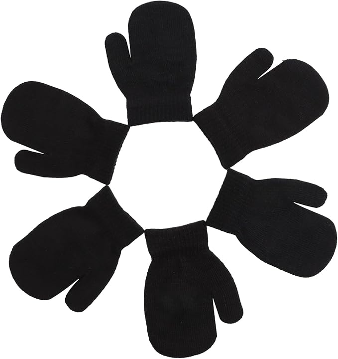 Baby Winter Mittens Toddler Stretch Knit Gloves Magic Warm Glove for Baby Boys Girls-BubblyBeeBaby