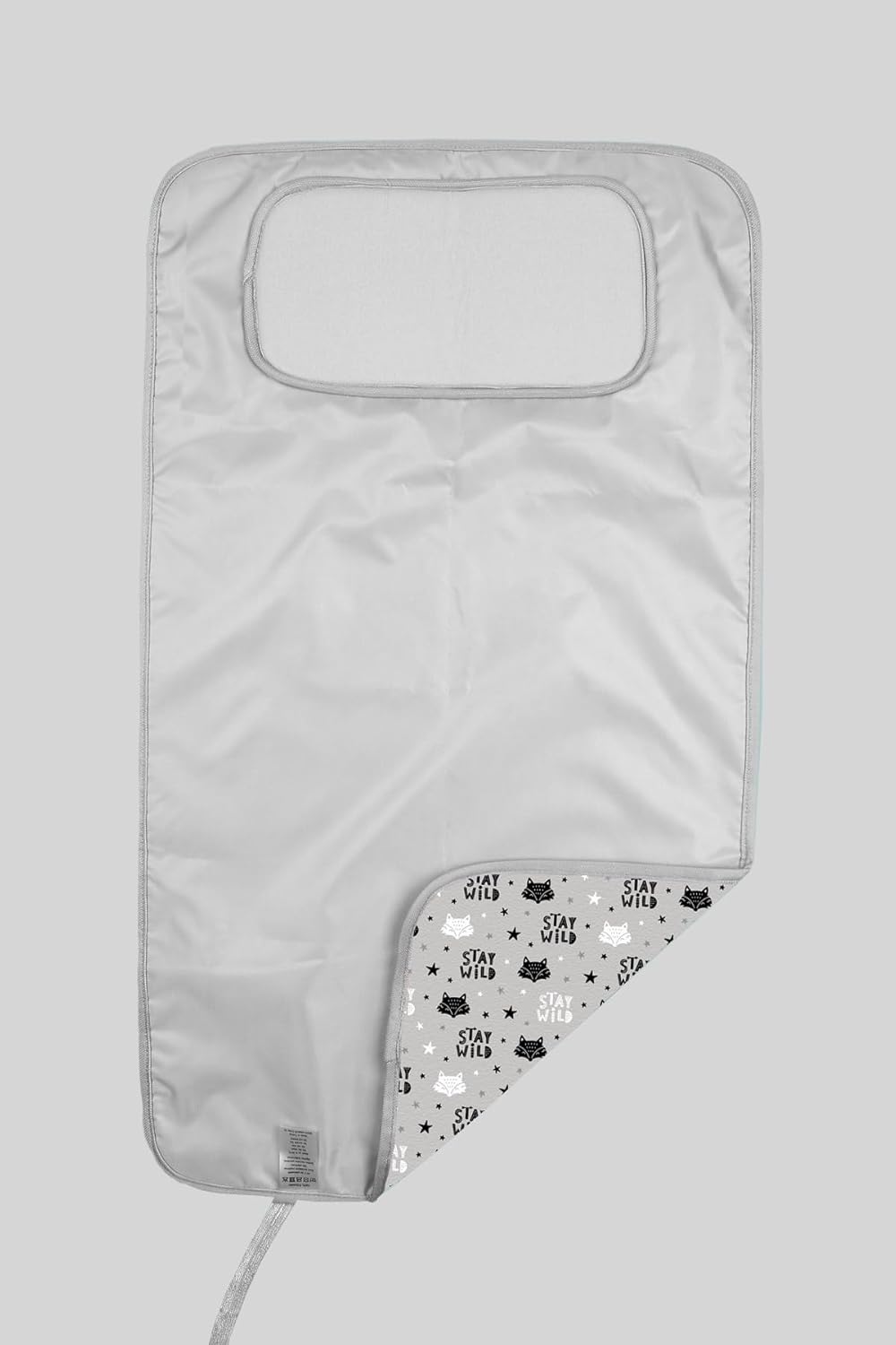 HAMUR HOME Portable Baby Changing Pad – Waterproof, Foldable & Lightweight Travel Mat – Soft & Machine Washable Diaper Changer – Compact & Durable (Fox)