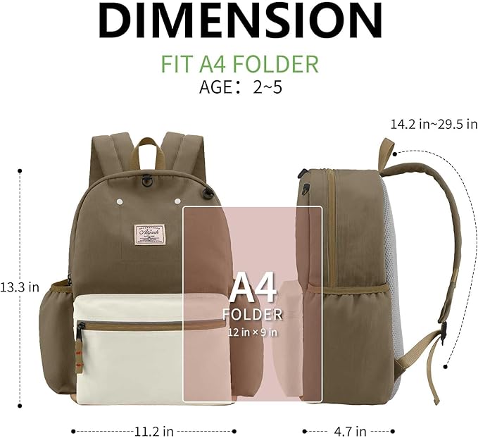 Kids Backpack for Boys: Boys Backpack 6-10 - Kindergarten Elementary School Bookbag for Boy-BubblyBeeBaby