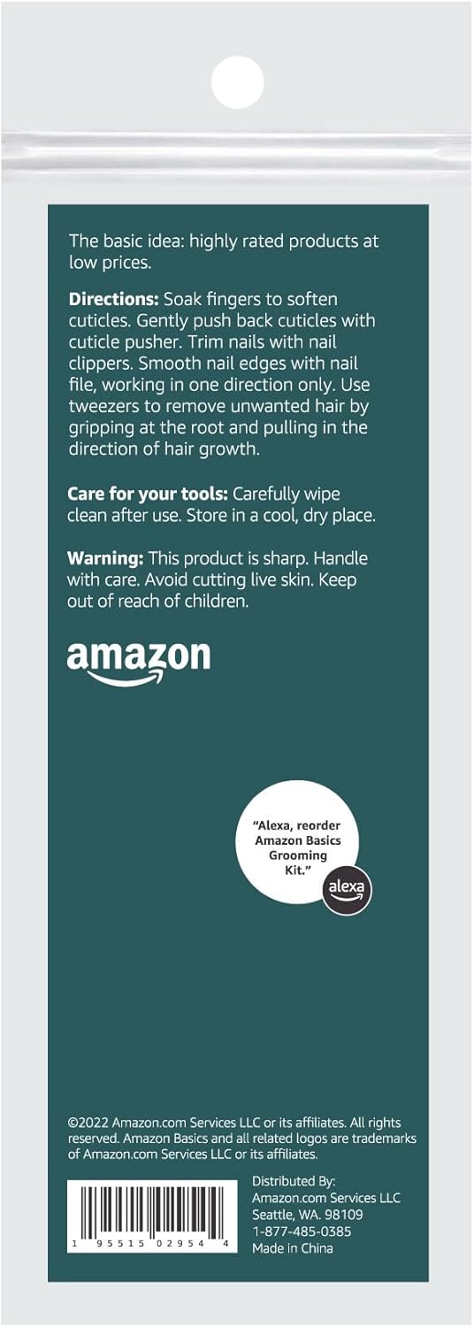 Amazon Basics 5-Piece Basic Grooming Kit