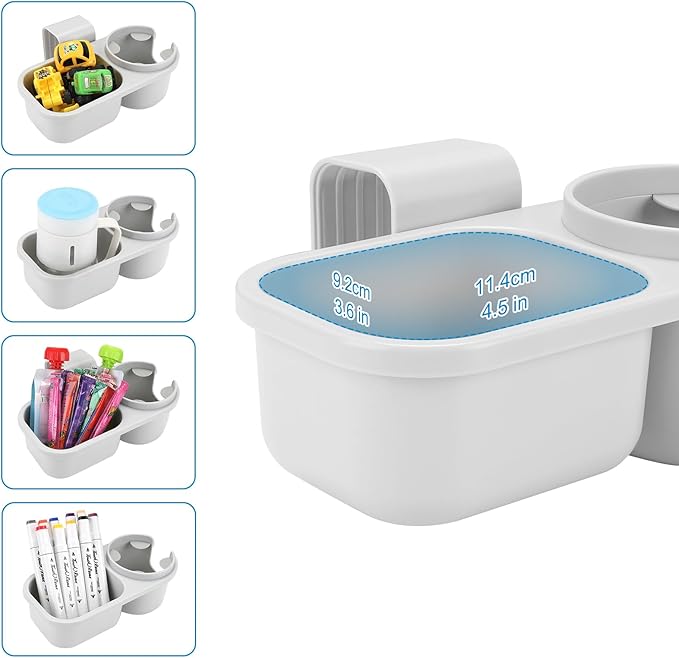 Accmor Child Cup Holder Snack Tray for Convertible Car Seats, Universal Child Cup Holder Compatible with Most Baby Car Seat Models-BubblyBeeBaby