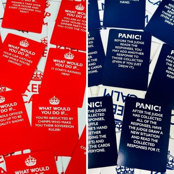 Keep Calm - Hilarious Party Game for Friends and Family - Ideal for Game Night - Ages 17+, 3-8 Players-BubblyBeeBaby