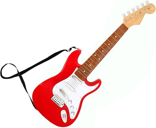 26 Inch Guitar Toy for Kids,Portable Guitar Toy Musical Instrument Toy, Educational Learning Musical Instrument Toy for Ages 3-12 Children Birthday Present for Beginner Children Boys Girls-BubblyBeeBaby