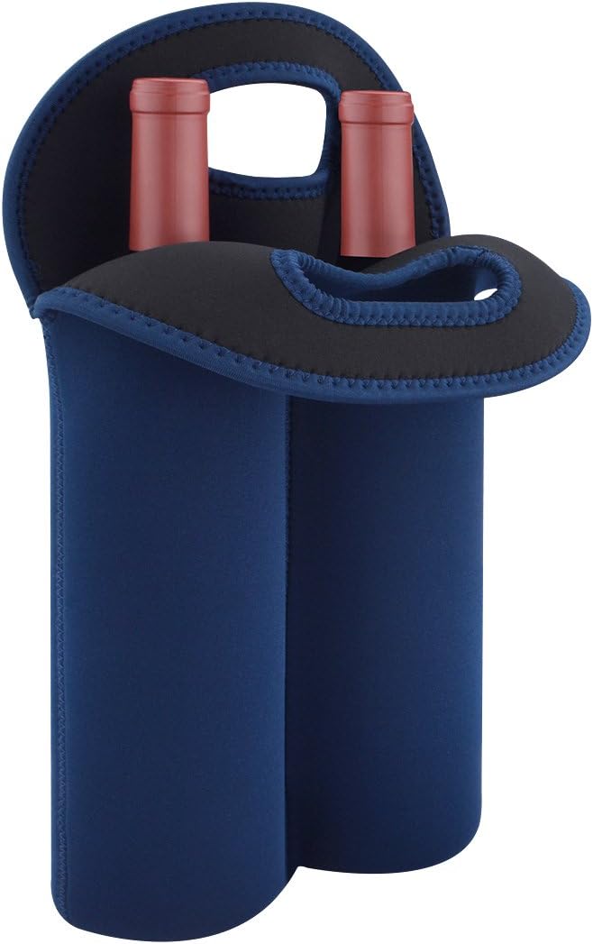 Linkidea Wine Travel Carrier & Cooler Bag, Wine Carrying Tote Picnic Cooler