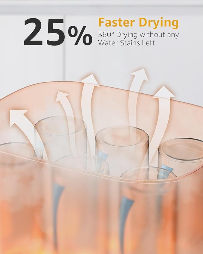 HAUTURE Bottle Sterilizer and Dryer, Esterilizador De Biberones, One-Dial Control Steam Baby Bottle Sterilizer for Baby Stuffs, Bottles & Breast Pump Accessories-BubblyBeeBaby