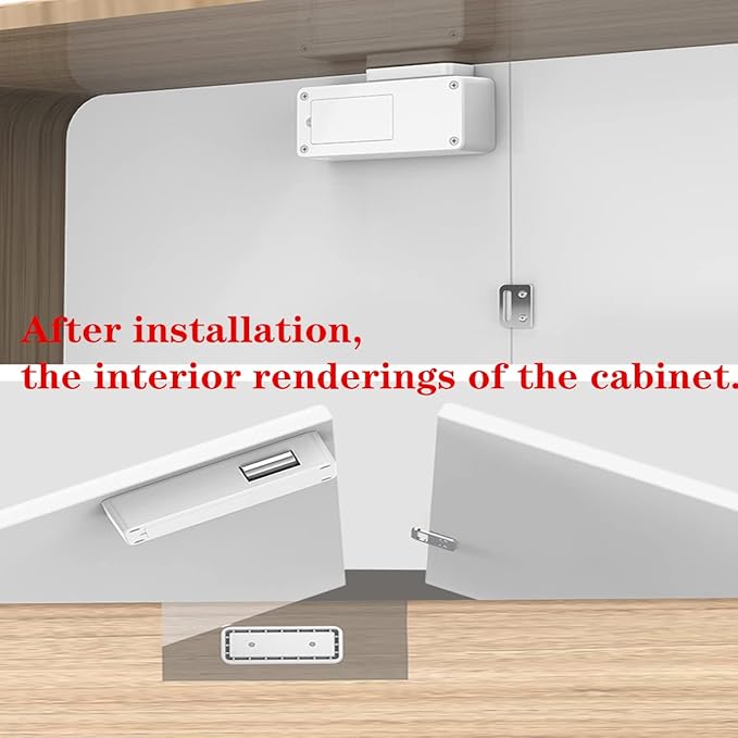 Hidden DIY/RFID Lock - Electronic Induction Lock for Wooden Cabinet, Drawer, Wardrobe & Letter Box-BubblyBeeBaby