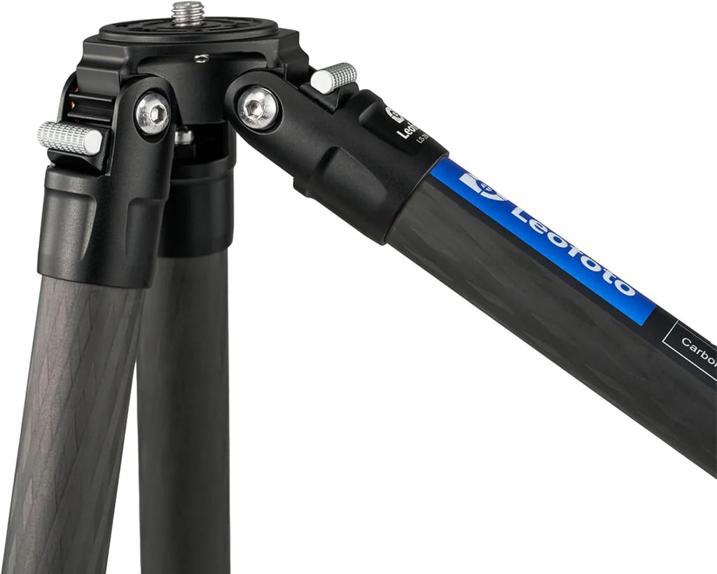 Leofoto Professional Camera Tripod, 63.7" Compact Carbon Fiber Tripod for DSLR Video Camcorder, 5 Leg Sections, 360° Ball Head, Max Load 20KG/44Lb (LS-365CX+LH-40LR)