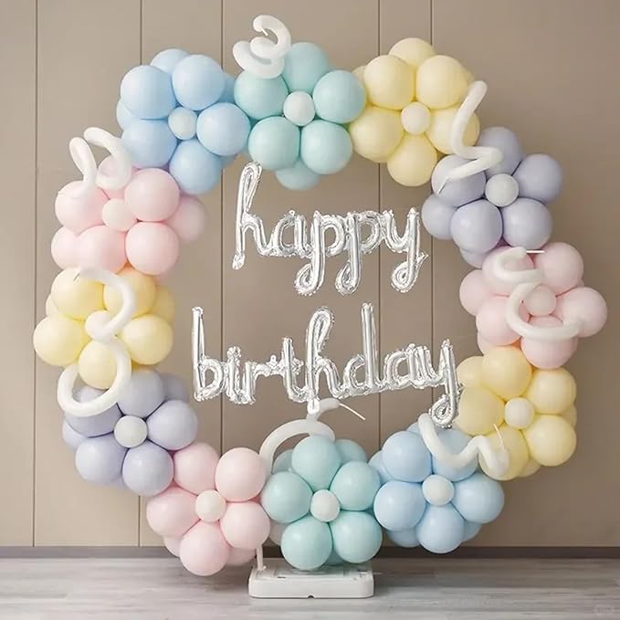 140pcs Makani Blue Round Balloons Different Sizes 18 12 10 5 Inch Latex Balloons for Arch Decoration Party Balloon Kit for Graduation Birthday Party Wedding Balloon Baby Shower Decoration-BubblyBeeBaby