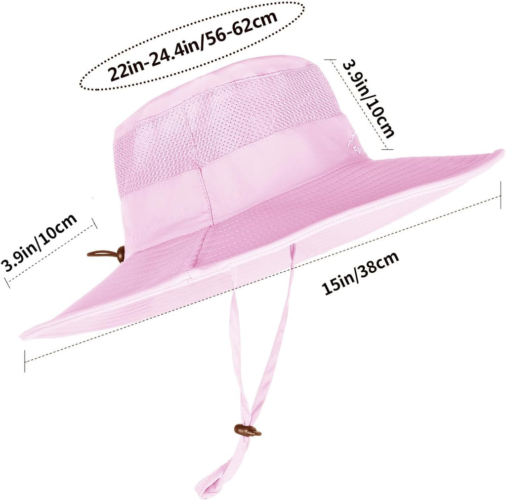 Sun Hats for Men Women Fishing Hat UPF 50+ Breathable Wide Brim Summer UV Protection Hat