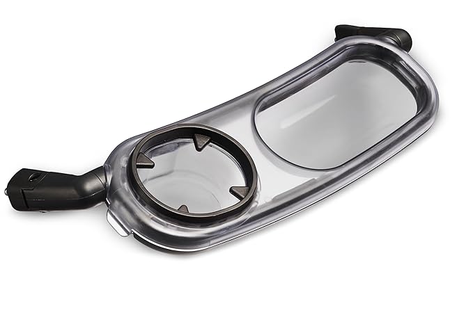 Snack Tray Fits for UPPAbaby Vista V2, Vista, Cruz, Cruz V2, RumbleSeat, RumbleSeat V2, Snack Tray with Cup Holder, Dishwasher Safe, Quick Attachment, Folds with Stroller, Stroller Accessories-BubblyBeeBaby