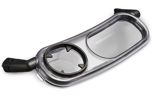 Snack Tray Fits for UPPAbaby Vista V2, Vista, Cruz, Cruz V2, RumbleSeat, RumbleSeat V2, Snack Tray with Cup Holder, Dishwasher Safe, Quick Attachment, Folds with Stroller, Stroller Accessories-BubblyBeeBaby