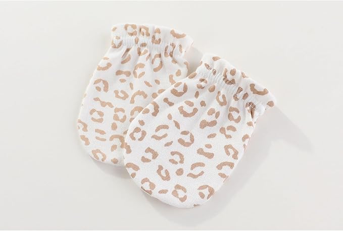 5 Pairs Baby Not Scratch Mittens 0-6 Months New Born Boy Girl Gloves Cute Infant Accessories-BubblyBeeBaby