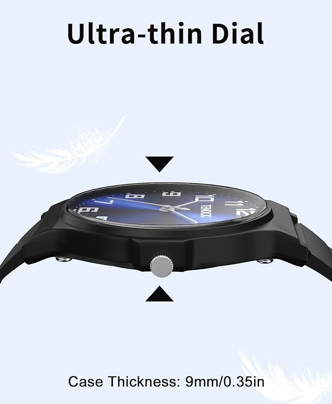 Kids Analog Watch Boys Girls, 30M Waterproof, Sports Watch for Boys, Easy to Read Children's Thin Dial Wrist Watches with Soft Band, for Ages 5-15 Kids Great Birthday Gifts Christmas Day-BubblyBeeBaby