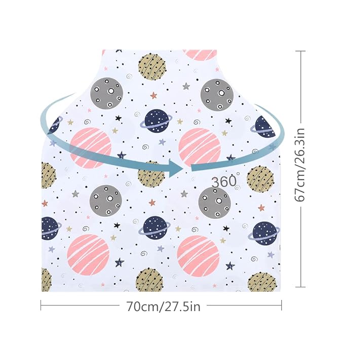 Yoofoss Nursing Cover Breastfeeding Scarf - Baby Car Seat Covers, Infant Stroller Cover, Carseat Canopy for Girls and Boys-BubblyBeeBaby