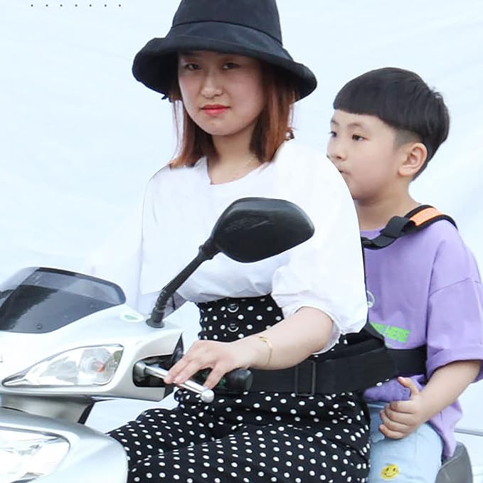 Holiberty Child Motorcycle Safety Harness for Kids Anti-Fall Bike Motorcycle Shoulder Belt Cycling Walking Harness Age 2-12-BubblyBeeBaby