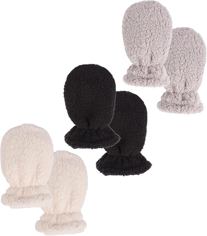 Zsedrut Baby Boys Winter Glove Warm Toddler Infant Girls Mittens Fleece Lined Gloves 1-7 Years-BubblyBeeBaby
