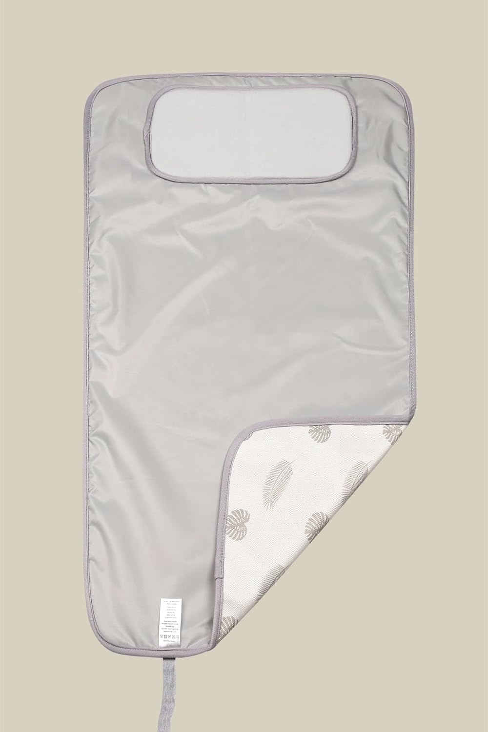 HAMUR HOME Portable Baby Changing Pad – Waterproof, Foldable & Lightweight Travel Mat – Soft & Machine Washable Diaper Changer – Compact & Durable (Leaves)