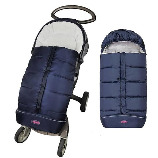 Go 3 Seasons Universal Stroller Footmuff, Warm Winter Bunting Bag for Toddler, Waterproof Sleeping Bag, Anti-Slip Height Adjustable, Winter Blanket-BubblyBeeBaby