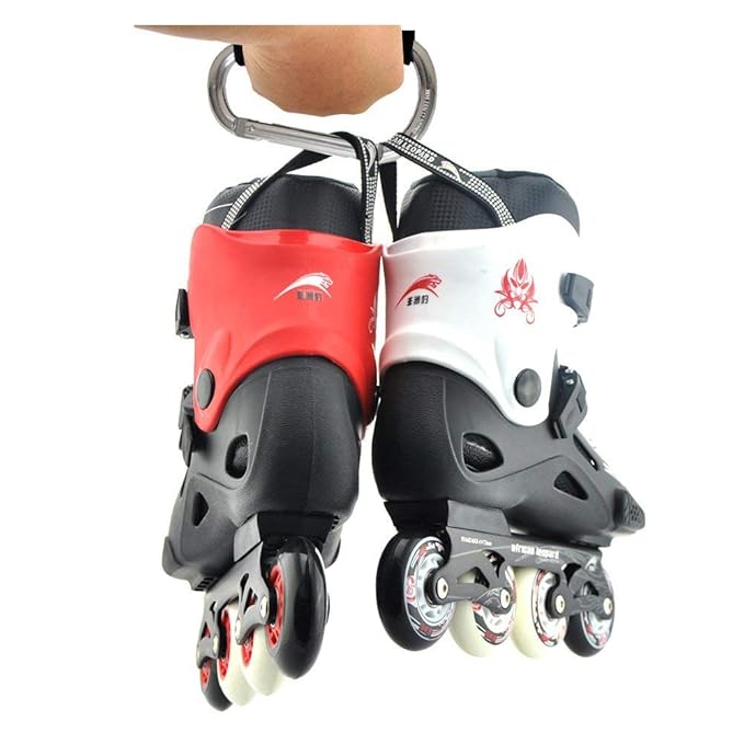 Large Stroller Hooks for Mommy, 2 pcs Carabiner Stroller Hook Organizer for Hanging Purses, Diaper Bag, Shopping Bags. Clip Fits Single/Twin Travel Systems, Car Seats (Silver+Golden Yellow)-BubblyBeeBaby