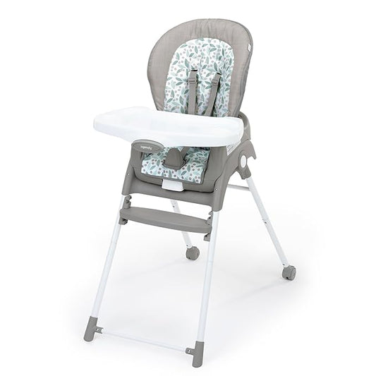 Ingenuity Trio Foldaway 6-in-1 Baby High Chair, 6 Ways to Use, Toddler Chair, Foldable Legs, 6M-5Y - Endless Blooms-BubblyBeeBaby