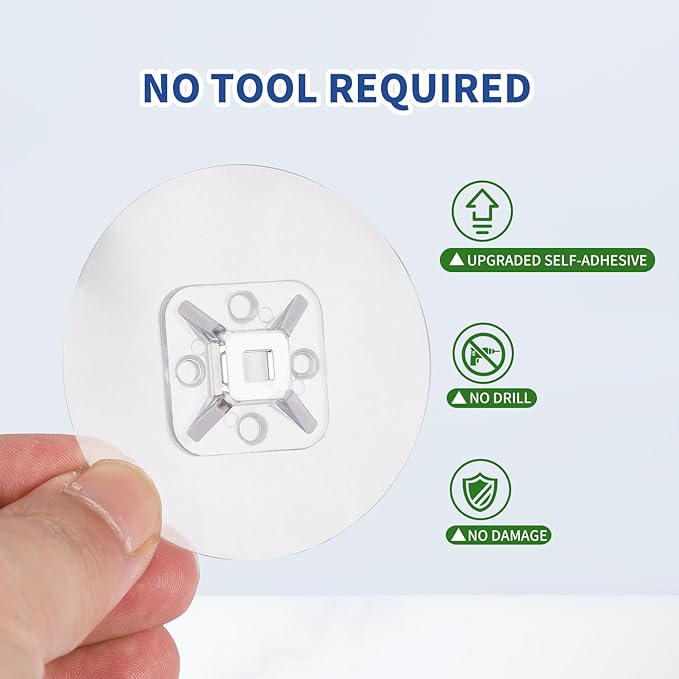 15 Pair Furniture Anchors for Baby Proofing, No Drill Upgraded Self-Adhesive Secure 168 Pound Furniture Prevent Falling Anti Tip Earthquake Straps for Child Safety-BubblyBeeBaby