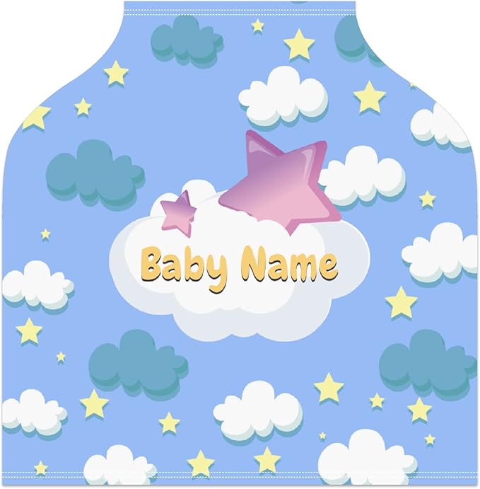 Baby Car Seat Stroller Cover Nursing Cover New Mom Breastfeeding Scarf Soft Stretchy Infant Carrier Cover Car Canopy Coverage-BubblyBeeBaby