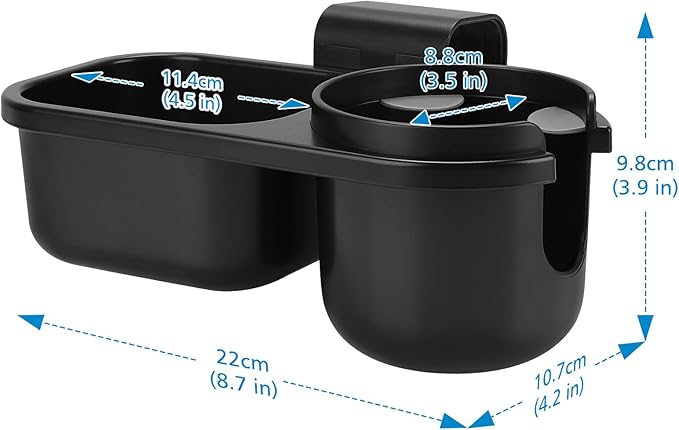 Accmor Child Cup Holder Snack Tray for Convertible Car Seats, Universal Child Cup Holder Compatible with Most Baby Car Seat Models-BubblyBeeBaby