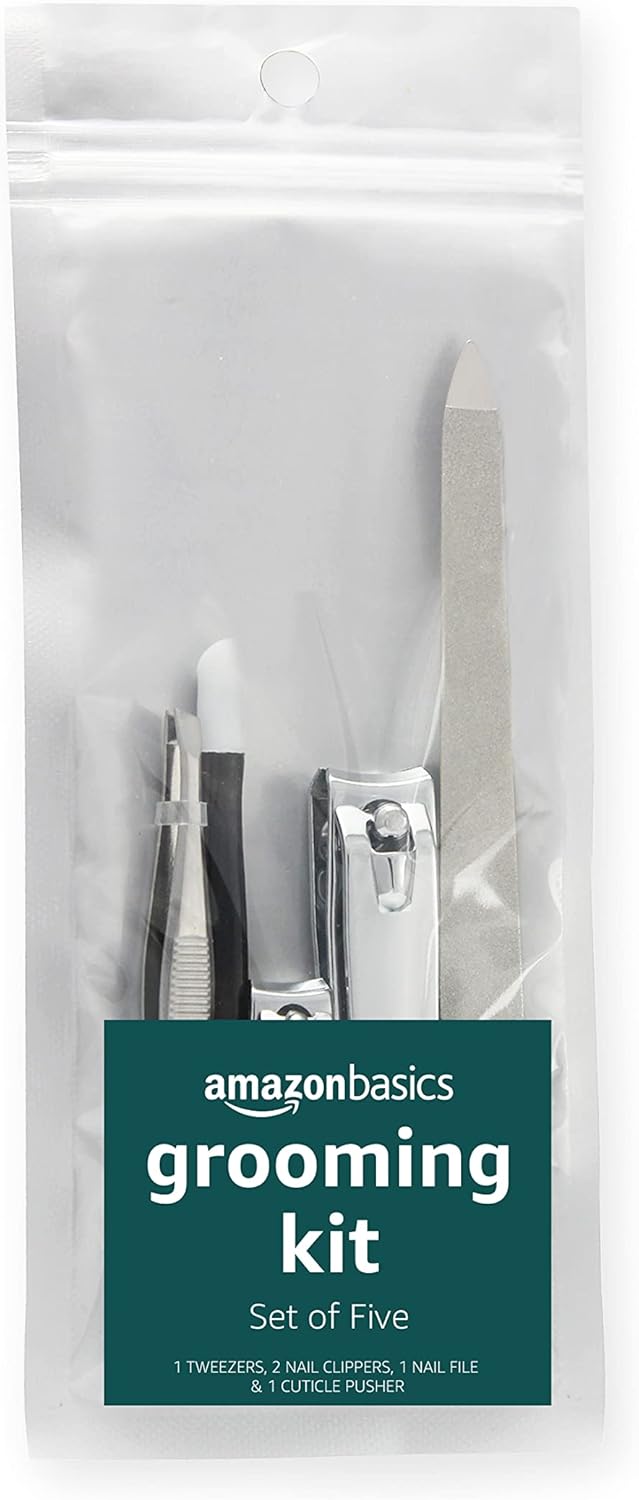 Amazon Basics 5-Piece Basic Grooming Kit