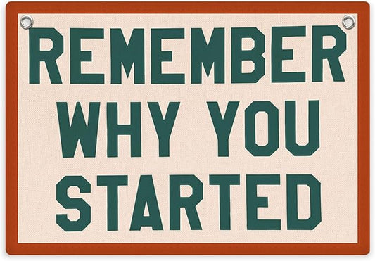 Inspirational Banner, Motivational Wall Decor, Positive Affirmations Wall Hanging, Vintage Banner Flag, Wall Flag Home Living Room Gym Dorm Office Decor, Banner for Room-BubblyBeeBaby