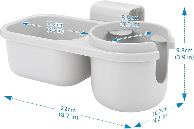 Accmor Child Cup Holder Snack Tray for Convertible Car Seats, Universal Child Cup Holder Compatible with Most Baby Car Seat Models-BubblyBeeBaby