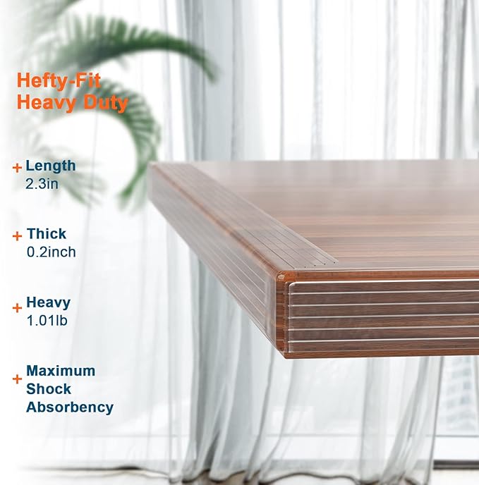 HOMREALM Baby Proofing16.4ft Long (2.75" Wide) Corner Guards Furniture Corner & Edge Safety Bumpers Corner Covers Protectors Baby Proof Bumper & Cushion to Cover Sharp Furniture & Table Edges-BubblyBeeBaby