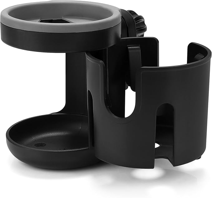 Accmor Universal Cup Holder, Stroller Cup Holder, 360° Rotatable Large Caliber Designed Bottle Holder for Stroller, Bike, Wheelchair, Walker, Scooter-BubblyBeeBaby