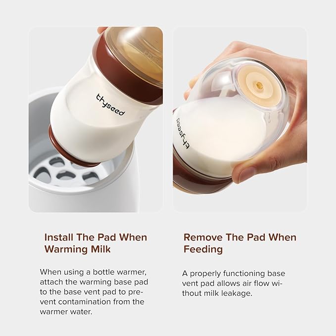 Thyseed Glass Natural Anti-Colic Baby Bottles | Newborn Breast Like Nursing Bottle for Breastfed Babies with Nipple (2+ Months) 8 Ounce, 1pack-BubblyBeeBaby