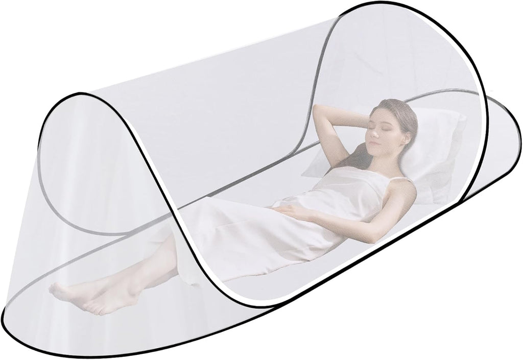 Large Pop Up Mosquito Tent, Portable Foldable Mosquito Net for Camping Bed Travel Patio (78 * 30 * 24inch)