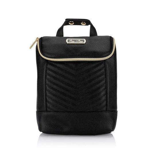 Itzy Ritzy Insulated Bottle Bag – Keeps Bottles Warm or Cool - Holds 3 Bottles and Features Interior Pocket For Ice Pack (Not Included), Jetsetter-BubblyBeeBaby