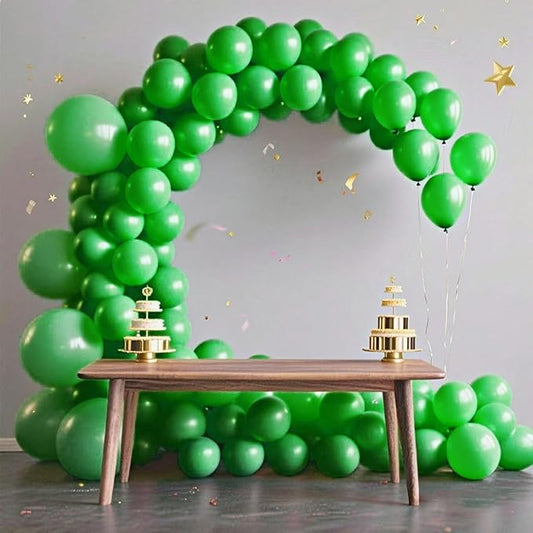 140pcs Dark Green Round Balloons Different Sizes 18 12 10 5 Inch Latex Balloons for Arch Decoration Party Balloon Kit for Graduation Birthday Party Wedding Balloon Baby Shower Decoration-BubblyBeeBaby