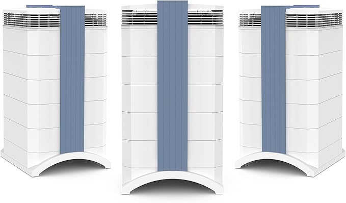 IQAir GC MultiGas XE Air Purifier - 3-Pack – Smart MultiGas Filtration for Spaces up to 3375 sq ft - Chemicals, Odors, VOCs, and Particles, Swiss Made, WiFi Enabled-BubblyBeeBaby