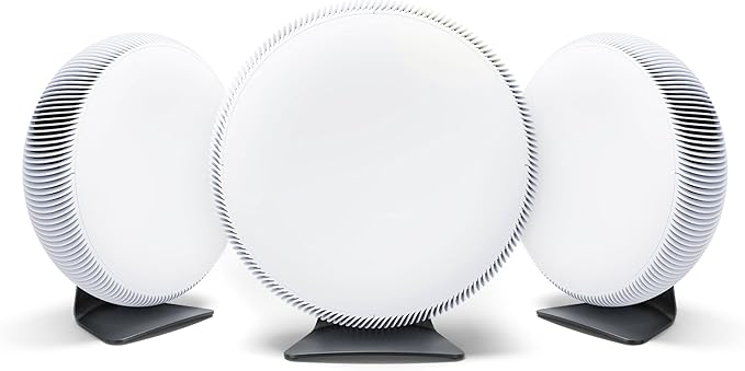 IQAir Atem X - 3Pack - Smart Air Purifier for Large Room up to 4950 sq. ft., WiFi App Control, HyperHEPA Filters Viruses, Bacteria, Allergies, Asthma, Mold, Pets, Dust, Odor; Made in Germany-BubblyBeeBaby