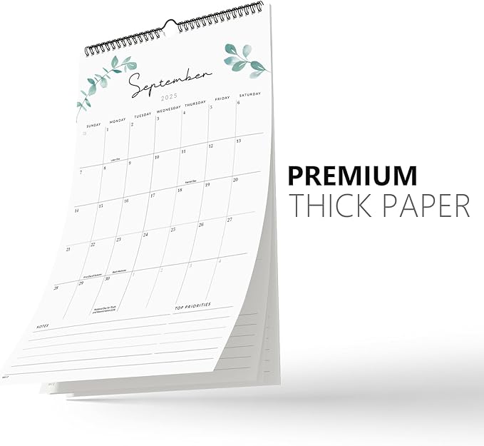 Jotsome Wall Calendar 2025-2026, Large Academic Monthly Calendar From July 2025 to December 2026 11"x17", Aesthetic Wall Decoration in Home and Office for Easy Organizing-BubblyBeeBaby