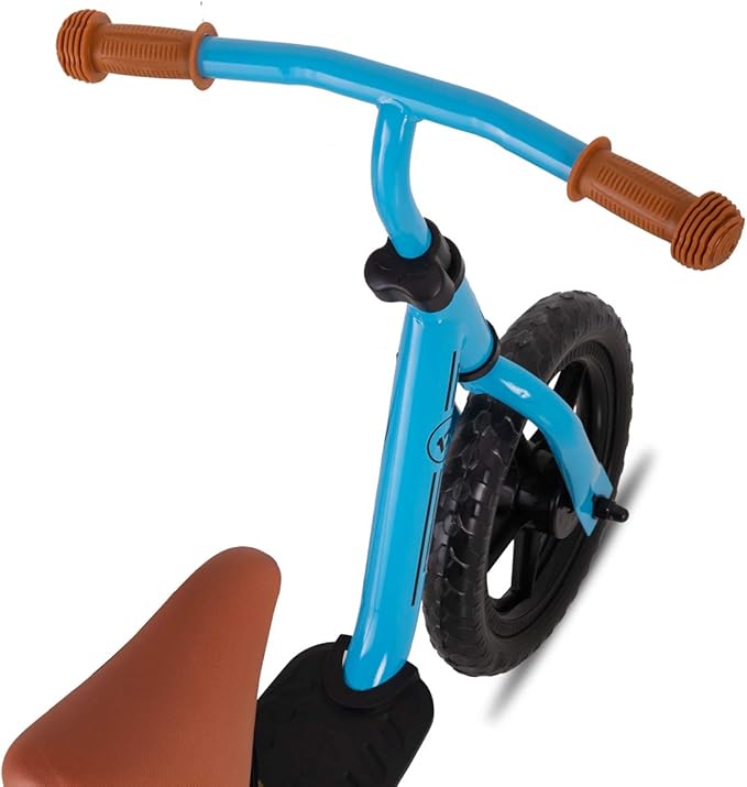 JOYSTAR 10"/12" Toddler Balance Bike for Girls & Boys, Ages 18 Months to 5 Years, Kids Push Bike with Footrest & Adjustable Seat Height, First Birthday Gifts for 2-5 Boys Girls-BubblyBeeBaby