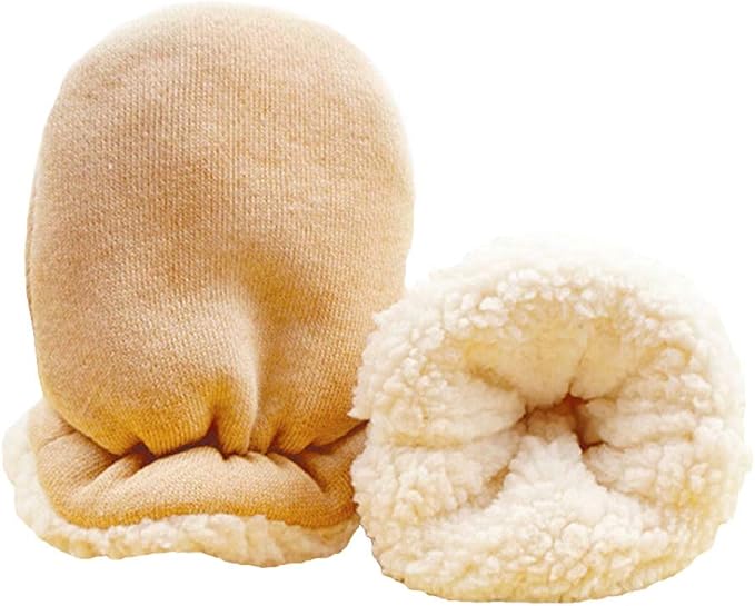 Baby Mittens Sherpa Lined Fleece 0-24 Months Winter-BubblyBeeBaby