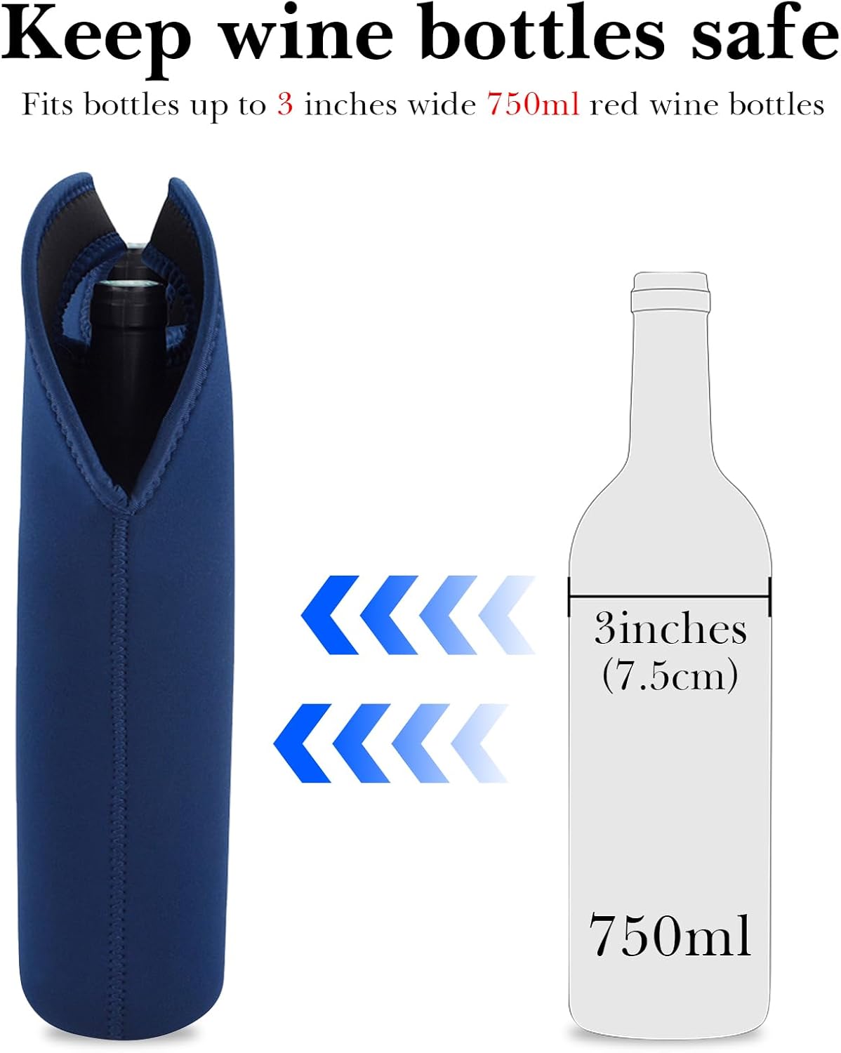 Linkidea Wine Travel Carrier & Cooler Bag, Wine Carrying Tote Picnic Cooler