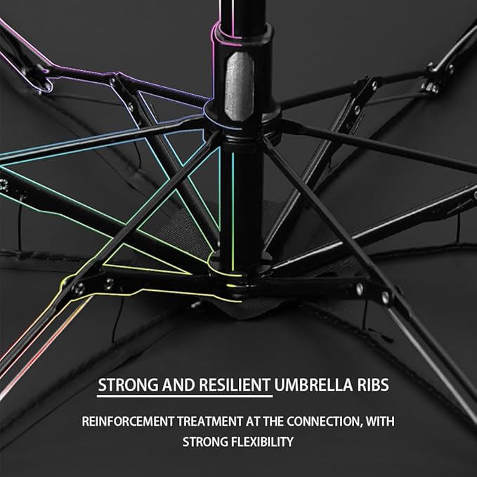 stroller sunshade Clip-on adjustable universal, adjustable steering angle, reinforced umbrella frame, compact and lightweight, suitable for all kinds of strollers Red, Red…-BubblyBeeBaby